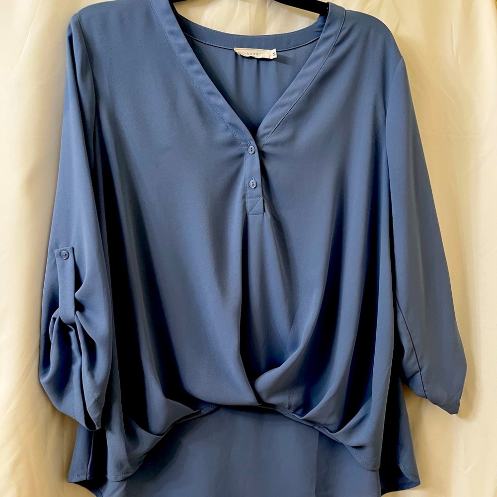 Blue Lush brand blouse